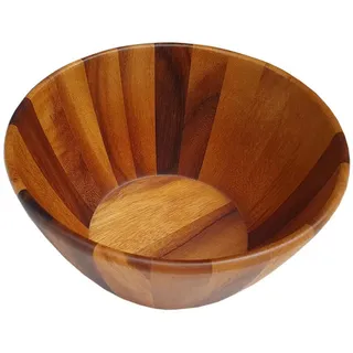 Homeware Profession. Salatschüssel , Akaziefarben , Holz , Akazie , Schichtholz , Holz , rund , 13 cm , Lfgb , lebensmittelecht , Geschirr, Schalen & Schüsseln, Salatschüsseln