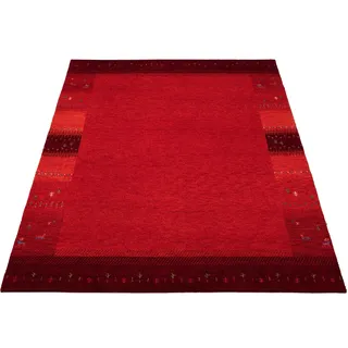 OCI DIE TEPPICHMARKE INTENSE MALA Wollteppich 120 x 180 cm Dunkelrot