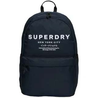 Superdry Logo Graphic Montana Rucksack - Eclipse Navy - One Size