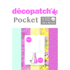 Décopatch, Bastelpapier, DECOPATCH Motivpapier Déco Pocket (20 g/m2, 2112 x)