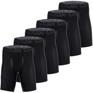 Under Armour® Boxershorts »Boxershort UA PERFORMANCE TECH - SOLID 9 IN 6PK 6er Pack«, schwarz