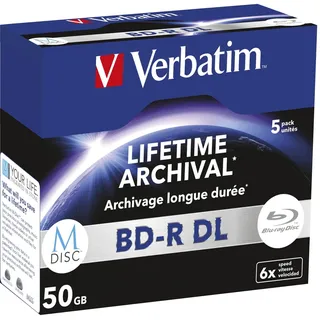 Verbatim M-Disc BD-R Blu-Ray 50 GB bedruckbar,