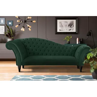 Home affaire 3-Sitzer »Chester« mit Knopfheftung in Recamieren-Optik, grün