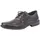 B0812 Herren Derby Schnürhalbschuhe Schwarz 40 EU Extra weit