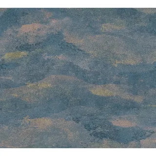 A.S. Création Hot Spots Motivtapete 10,05 m x 0,53 m 300 g Blau/Gold 786561