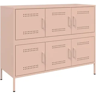 Sideboard Rosa 100,5x39x79 cm Stahl - Rosa