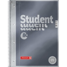 Bild Student Premium anthrazit-metallic A4 mit Innenrand, 80 Blatt