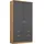 Drehtürenschrank Bremen 91 x 199 x 58 cm Grau