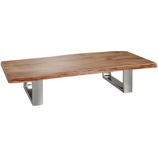 Wohnling Couchtisch Massivholz akazie 115,0 x 58,0 x 25,0 cm