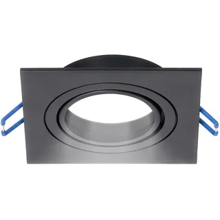 VoltShine LED SPOTLIGHT M1030S-1 in elegantem Mattschwarz, inklusive GU10-Keramik-Lampenfassung. Präsentiert in Colorbox, perfekt, um Ihre Räume stilvoll zu betonen, 1 Stück.