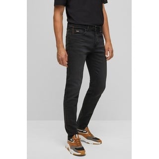 Boss ORANGE Regular-fit-Jeans »Taber BC-P-1«, mit Leder-Badge BOSS ORANGE black