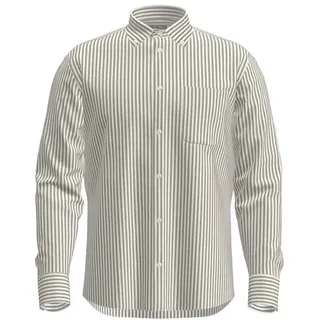 Selected Homme Herren Slhregrick-ox Shirt Ls Noos Hemd, White 1, XL EU