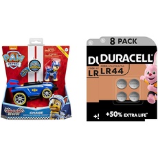 ur Sound Race & Go (61926784) Sortiert + Duracell Specialty LR44 Alkali-Knopfzelle 1,5 V, 8er-Packung (76A/A76/V13GA) entwickelt für die Verwendung in Spielsachen, Taschenrechnern und Messgeräten [Am