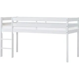 Hoppekids Hochbett ECO COMFORT 101 x 114 x 206 cm Kiefer massiv weiß