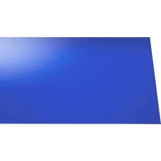Acryl Platte Eben 3 mm Glatt Blau 1500 mm x 500 mm