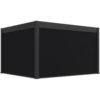 Paragon Outdoor Seitenteil für Pergola Grand Tuscan 12 Grau 340 cm x 237 cm