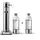 Carbonator 3 steel + 2 PET-Flaschen