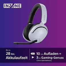 Bild von INZONE H5 Over-ear Gaming Headset, Bluetooth Weiß