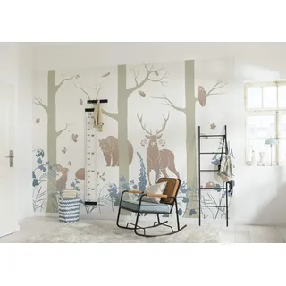 KOMAR Fototapete Vlies Forest Animals 400 x 280 cm