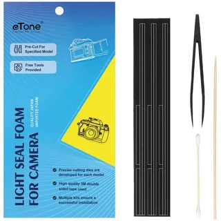 eTone Custom Pre-Cut Light Seal Foam Sponge Kits Reparatur für Canan F1 F1n selbstklebend