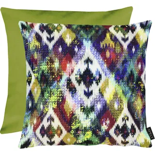 Dekokissen APELT "Jones" Gr. 1, bunt (bunt, grün, bedruckt), B:45cm H:5cm L:45cm, Polyester, Dekokissen_Sitzkissen_Kissenhüllen, Dekokissen