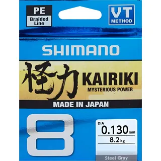 Shimano Kairiki 8, 300 Meter, Hellgrau, 0.280mm/29.3kg, 59WPLA68R18