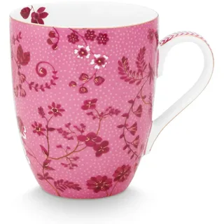 Pip Studio Jolie Flowers Pink Becher Large 350ml