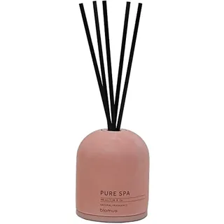 blomus -FRAGA- Raumduft-Set Withered Rose hochwertiger Raumduft, trendige Beton-Optik, natürlicher Duft SEA SALT & SAGE, Raumdiffuser Duftstäbchen (H / B / T: 27,5 x 9 x 9 cm, Withered Rose, 69222)