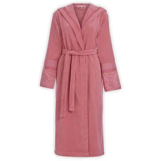 PIP Studio Soft Zellig Bademantel Farbe Korallenrot Größe XS