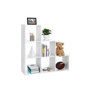 VASAGLE Bücherregal weiß 97,5 x 29,0 x 97,5 cm, 1 St.