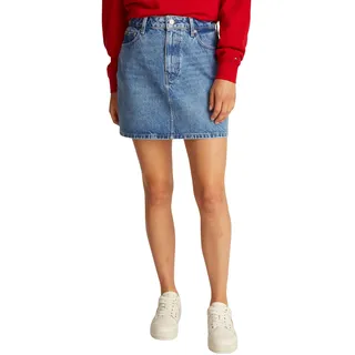Tommy Hilfiger Damen Jeansrock Mini Ali Kurz, Blau (Ali), 38