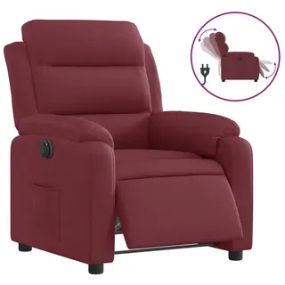 vidaXL Relaxsessel Elektrisch Weinrot Stoff
