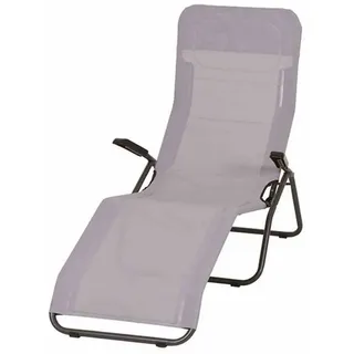 Siena Garden Gartenliege 144 x 73 x 104 cm Hellgrau