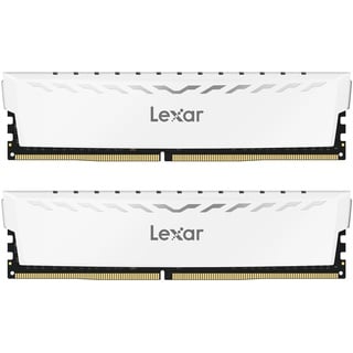 Lexar THOR DDR4 RAM 16GB Kit (8GB x 2) 3600 MHz, DRAM 288-Pin UDIMM Desktop Memory, XMP 2.0 Hochleistungs Arbeitsspeicher, CL18-22-22-42, 1.35V (LD4BU008G-R3600GDWG)