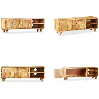 vidaXL TV Schrank Mangoholz Massiv 118 x 35 x 40 cm - TV-Schrank - TV-Schränke - Sideboard - Sideboards - Braun
