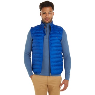 Tommy Hilfiger Herren Weste Packable Recycled Vest Steppweste, Blau (Ultra Blue), XS