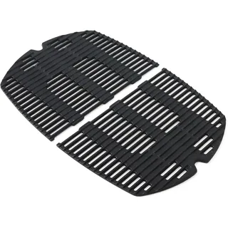 7646 Grillrost für Weber Q300, Q320, Q3000, Q3200 Serie, 45 x32cm Gusseisen Gussrost für 57060001, 586002, 404341 Gasgrills, Ersatzteile Zubehör, 2 Stück