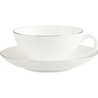 Villeroy & Boch Teetasse mit Untertasse 0,14 l Weiß 2 St.