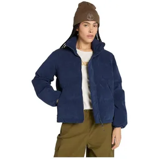 Timberland Womens Synthetic Insulated Waterproof Corduroy Puffer J peacoat XL