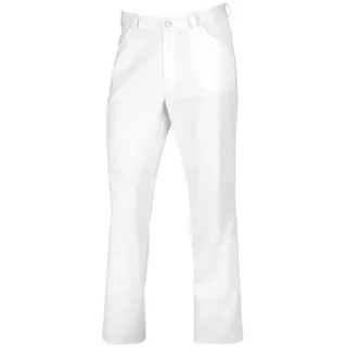 BP 1651-686-21-XLl Unisex-Jeans, Jeans-Stil mit mehreren Taschen, 230,00 g/m2 Stoffmischung mit Stretch, weiß, XLl