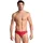 5 5cm Brief Rot/Weiß