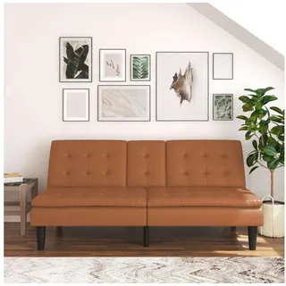 dorel home »MAINE, Kinosofa mit Relax- und Bettfunktion, 2 Getränkehalter,« Liegefläche 190 x 110 cm, Webstoff und Kunstleder, braun