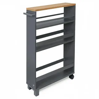 bomoe Nischenregal 15cm breit Hylla 79x50cm, Anthrazit - Dunkelgrau