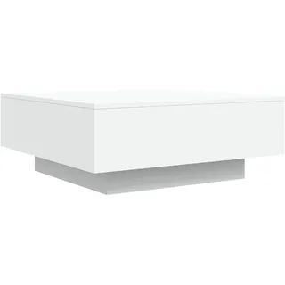 vidaXL Couchtisch Weiß 80x80x31 cm Holzwerkstoff - Weiß