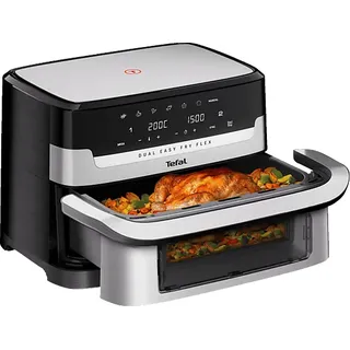 Tefal Dual Easy Fry Flex EY922D schwarz/Edelstahl