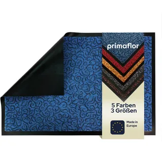 Primaflor Primaflor-Ideen in Textil Fußmatte »BRASIL, Made in Netherlands« rechteckig 6 mm Höhe Schmutzfangmatte, In- und Outdoor geeignet, waschbar, blau