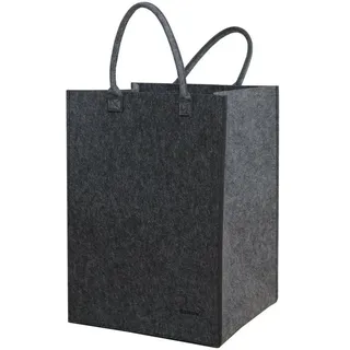 Dune Design 100L Filz Wäschesammler 43x38x60cm XL Universal-Filz-Tasche Faltbarer Wäschekorb