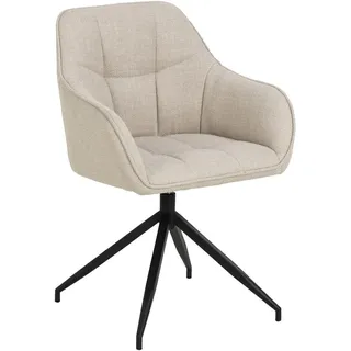 Actona Brenda Esszimmerstuhl Polyester beige