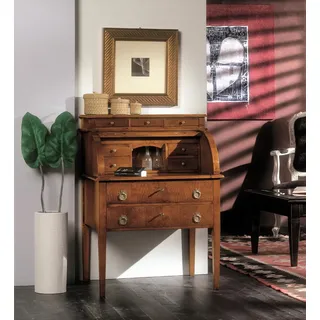 Schreibtisch Sekretär Schrank Art Deco Magic Sekretaer Tisch JVmoebel - Braun