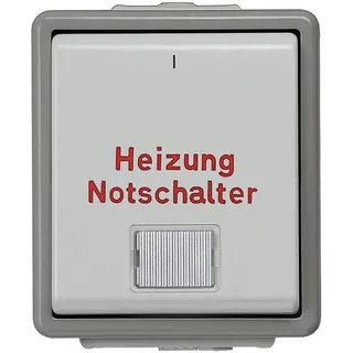Siemens Heizung-Notschalter Delta Grau